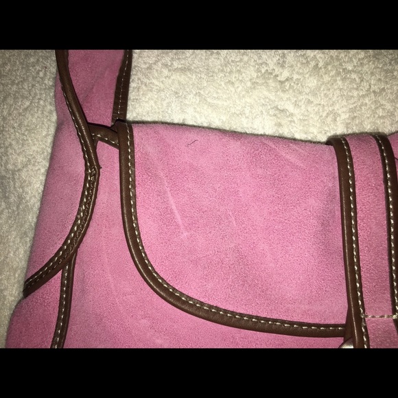 J. Crew Suede Hobo Shoulder Bag, light Pink. - Picture 5 of 8